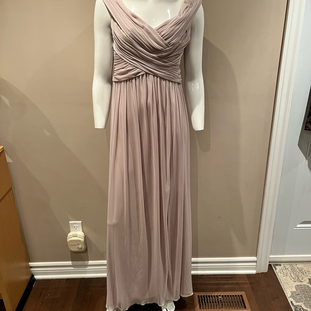 Elegant Champagne Evening Gown